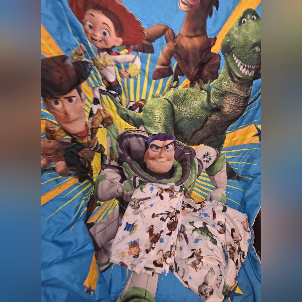 Toy Story Toddler Bedding Set Buzz Woody Pixar Sheeta Comforter